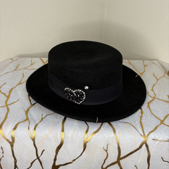 Black Boater Hat main image 8